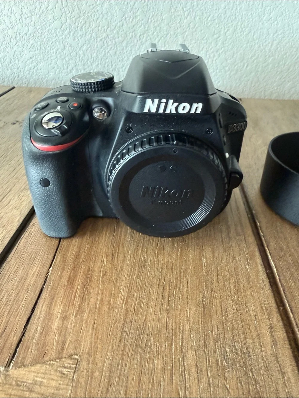 Nikon d3300 Black DSLR Camera Body with 18-55mm Kit Lens + Nikon 50mm f1.8 lens